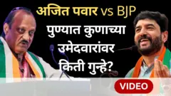 पुणे महानगर पालिका निवडणुकीत गुन्हे असलेले उमेदवार कुणी दिले- भाजप कीअजित पवार?