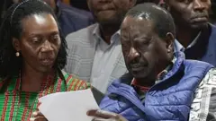Raila Odinga na Martha Karua 