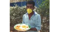హైదరాబాద్‌లోని వలస కార్మికుడు
