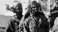 ਮੁਕਤੀ ਬਾਹਿਨੀ ਦੇ ਨੇਤਾ ਸ਼ੇਖ ਮੁਜੀਬੁਰਰਹਿਮਾਨ