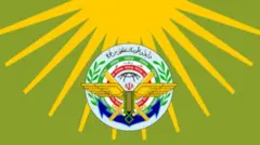 نشان رسمی ستاد کل نیروهای مسلح جمهوری اسلامی ایران. ستاد به آمریکا و متحدانش در نحوه عبور از آب های ایران در دریای عمان و خلیج فارس هشدار داده اس
