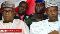 Sanata Danjuma Gobe da Gwamna Muhammadu Innuwa