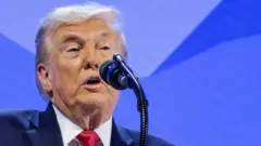 Trump en Davos.