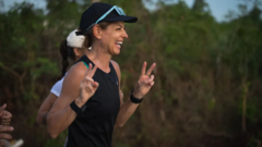 Bà Natalie chạy mỗi ngày ít nhất 84 km - tương đương hai chặng marathon 
