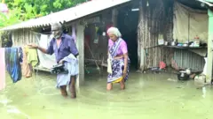 ராமநாதபுரம் மாவட்டத்தில், மண்டபம் அடுத்த கலைஞர் நகர் பகுதியில் 30-க்கும் மேற்பட்ட வீடுகளுக்குள் தண்ணீர் புகுந்துள்ளது.