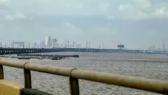Foto of third mainland bridge for Lagos, South west Nigeria
