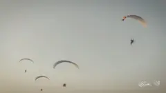 Birigeediin waraanaa Hamaas Al-Qassam jedhamu paaraashuutii kanaan wayita Israa'elitti cabsee seenu mul'ise