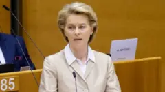 Ursula von der Leyen, presidenta de la Comisión Europea.