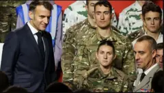 Macron wuxuu kaga dhawaaqay adeegga cusub ee milatariga qaranka saldhigga milatari ee Varces ee Alps ee Faransiiska November27, 2025
