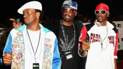 Peter and Paul of PSquare wit Jude Okoye for 2008