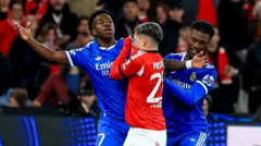 Taphataa Riyaal Maadiriid Viniishiyes Juuniyer taphataa Benfikaa Jiyaanluukaa Pirestiyaanii faana yeroo walitti bu'u