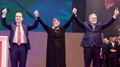 Fatih ve Elif Erbakan ile Mehmet Altınöz