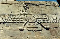 Representación de Ahura Mazda en Persépolis