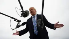 Kubona ibitigiri vy'abandura vyagenda vyiyongera, Perezida Trump yafata ko ari ikintu ciza kuko vyerekana ko bafise ubushobozi bukomeye bwo gupima