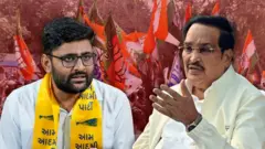 કડી વીસાવદર પેટાચૂંટણી, ભાજપ કૉંગ્રેસ અને આમ આદમી પાર્ટી વચ્ચે ચૂંટણીજંગ, ગોપાલ ઇટાલિયા, કિરીટ પટેલ, નીતિન રાણપરિયા, ગુજરાતનું રાજકારણ, બીબીસી ગુજરાતી