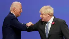 Джо Байден и Борис Джонсон