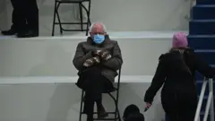 Берни Сандерс на церемонии