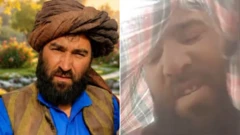 دو تصویر از حیات‌الله: یکی هنگام ثبت پیامش پیش از مرگ و دیگری عکس یادگاری