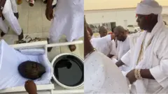 Aworan oriṣa Ọṣọọṣi ati Ọọni ile ifẹ