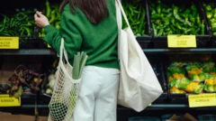 زنی در حال خرید