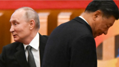 الرئيس الروسي والرئيس الصيني 