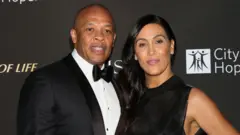 Dr Dre and Nicole Young