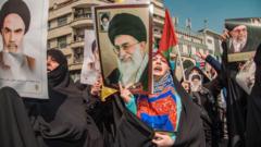 Tahran'da İsrail karşıtı protestolar oldu