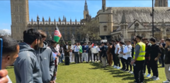 اعتراض افغان ها در لندن