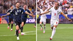 Lionel Messi e Harry Kane