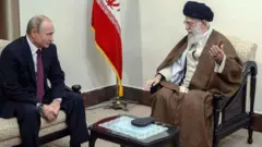 علی خامنه‌ای و پوتین