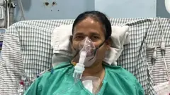 Bangladeshi woman Monarani Das after the operation