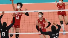 Çinli kadın voleybolcular