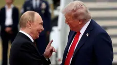 व्लादिमीर पुतिन, डोनाल्ड ट्रंप