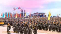 RCSS/SSA ရဲ့ စစ်ရေးပြအခမ်းအနားတစ်ခု