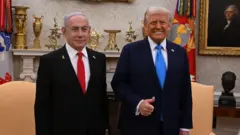 Benjamin Netanyahu y Donald Trump.