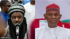 Aworan Emir Sanusi Lamido Sanusi ati Gomina Abba Yusuf