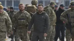 Zelensky akiwa Kherson