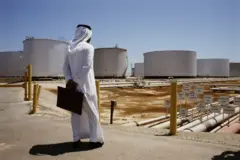 Aramco oil refinery in Saudi Arabia - archive photo