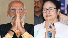 नरेंद्र मोदी और ममता बनर्जी