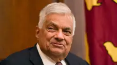 Sri Lanka's former president Ranil Wickremesinghe
