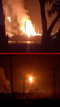 अस्ट्रेलियाको इन्धन प्रशोधन केन्द्रमा आगलागी