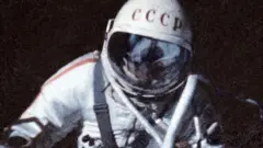 Alexei Leonov during his 1965 spacewalk