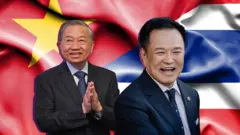 Ông Tô Lâm (trái) và ông Anutin (phải)