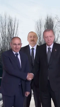 Əliyev, Paşinyan, Erdoğan