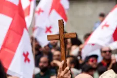 Анти-ЛГБТ митинг в Тбилиси