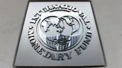 Une vue extérieure du bâtiment du Fonds monétaire international (FMI),
