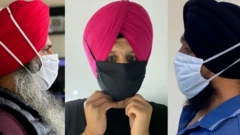 maske za bradu i turban