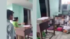 உ.பி. பள்ளியில் அதிர்ச்சி வீடியோ