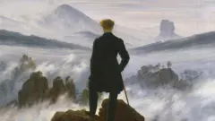 畫作《霧海上的流浪者》