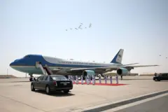 air force one in Qatar 